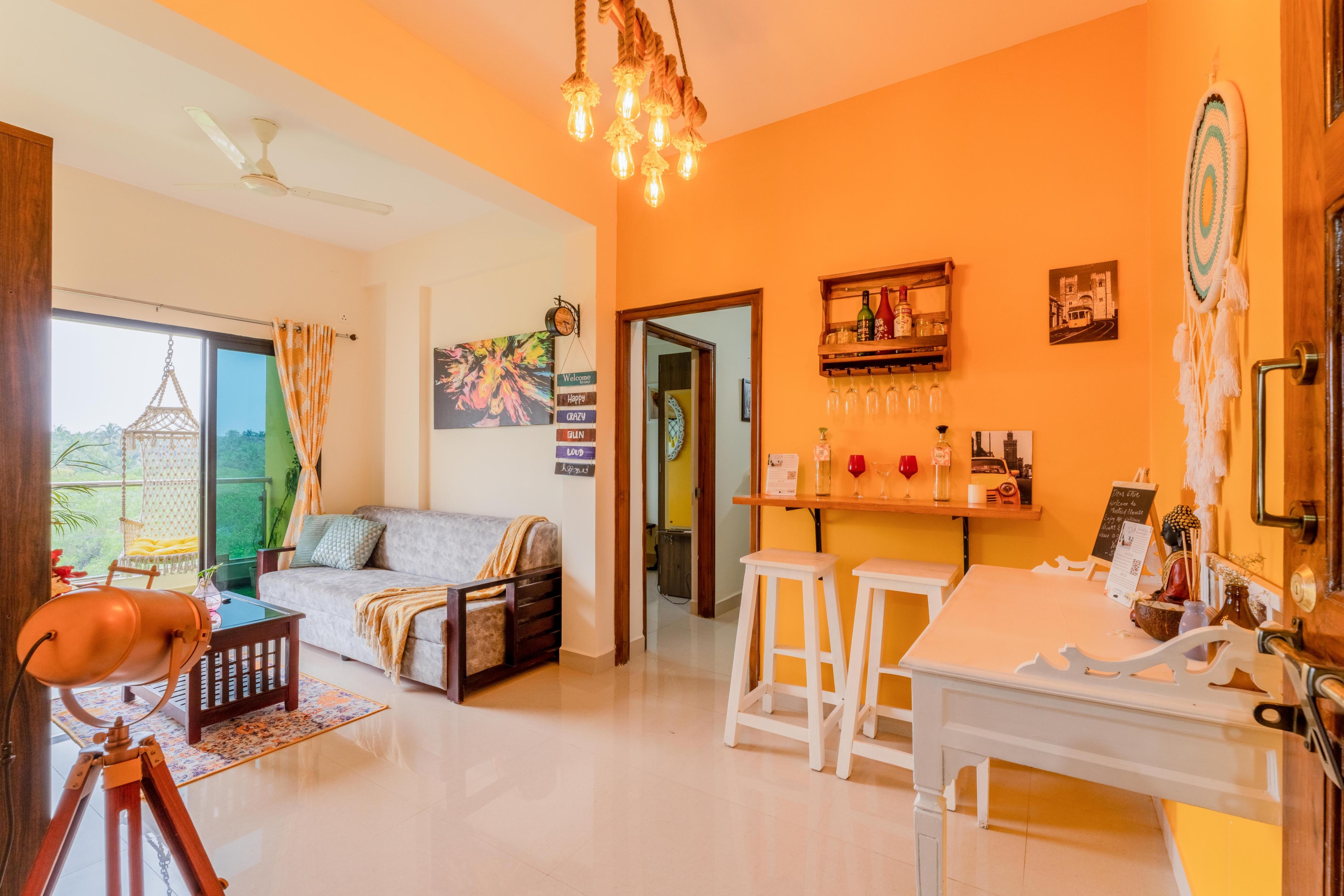 Mustard House Vibrant 1BHK with Amazing Forest View - Tap to explore photos