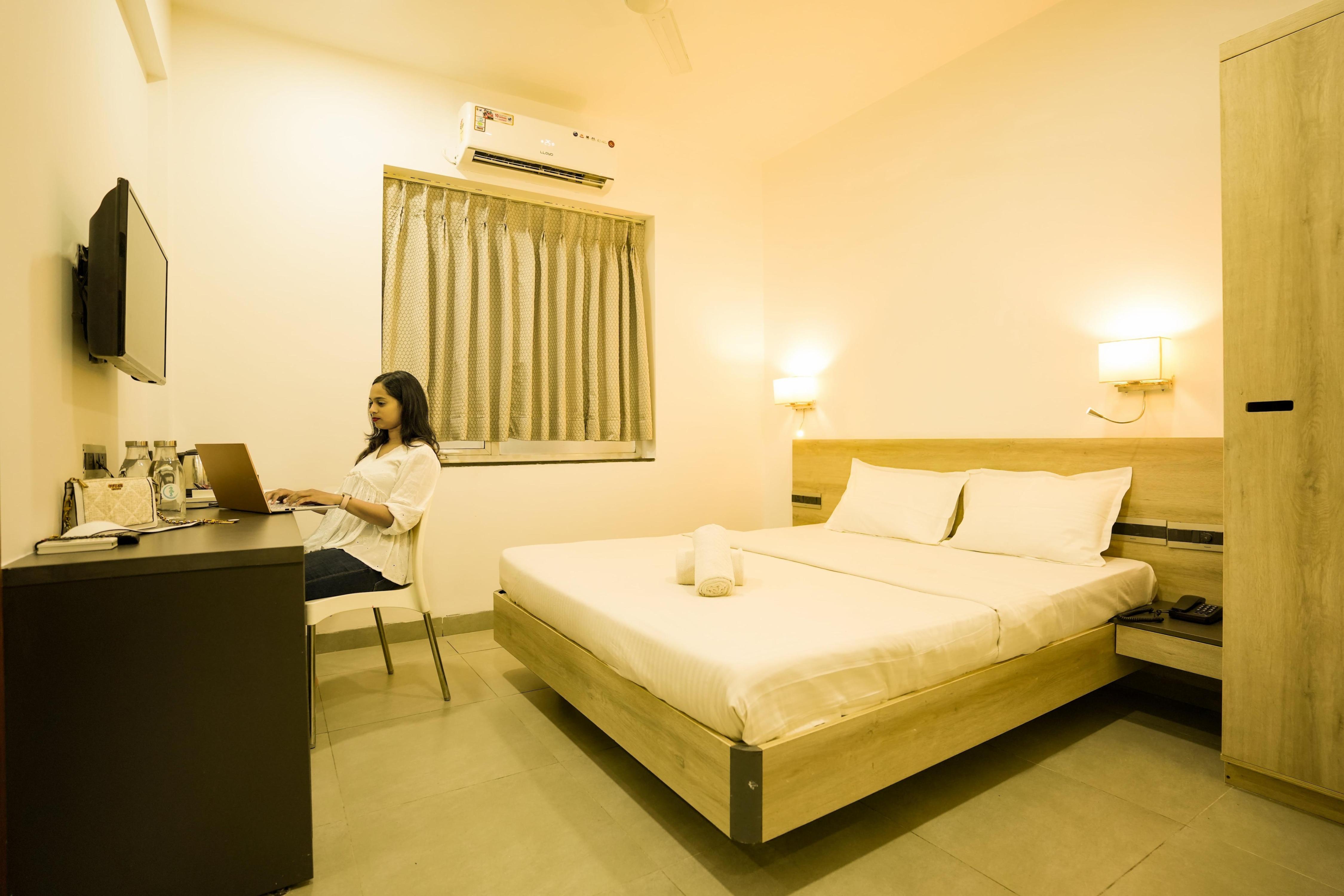 Coastal Pearl Hotel Margao Railway Station Room Type - Deluxe Double Room