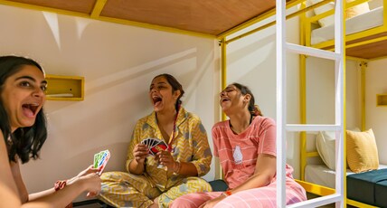 Whoopers Party Hostel Palolem Room Type - Bed in 6 Bed AC Mixed Dormitory (Attched Washroom)