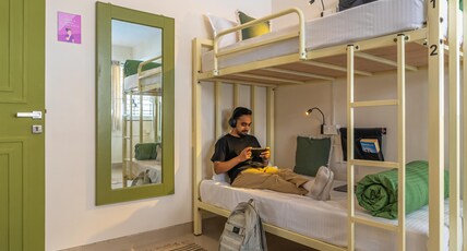 Zostel Bangalore (Koramangala) Room Type - 1 Bunk Bed | Deluxe 8 Bed Mixed Dorm | Shared en-suite washroom Zostel Bangalore (Koramangala) Room Type - 1 Bunk Bed | Deluxe 8 Bed Mixed Dorm | Shared en-suite washroom