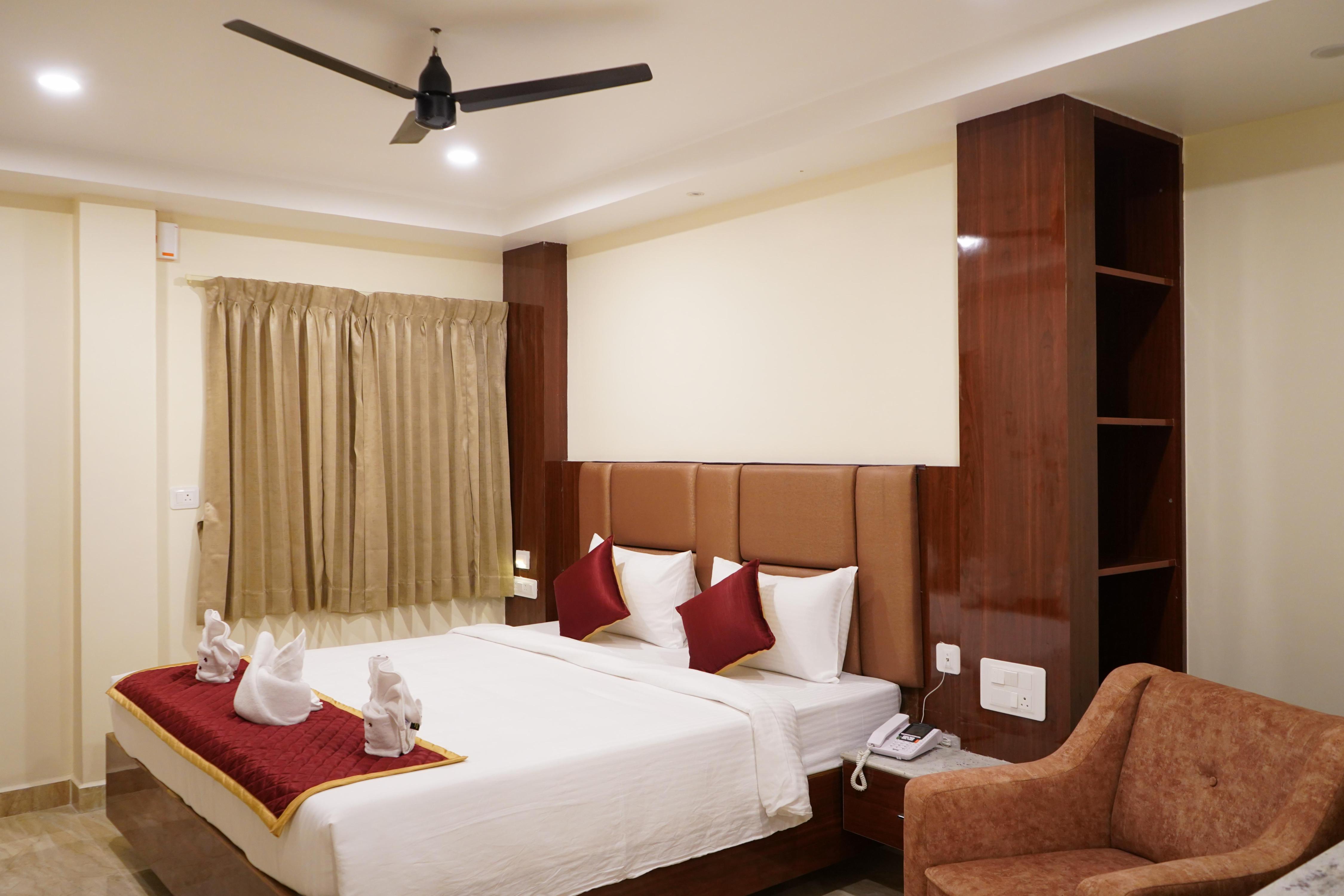 Fortune Residency Room Type - Deluxe Room , Temple and Hill View
