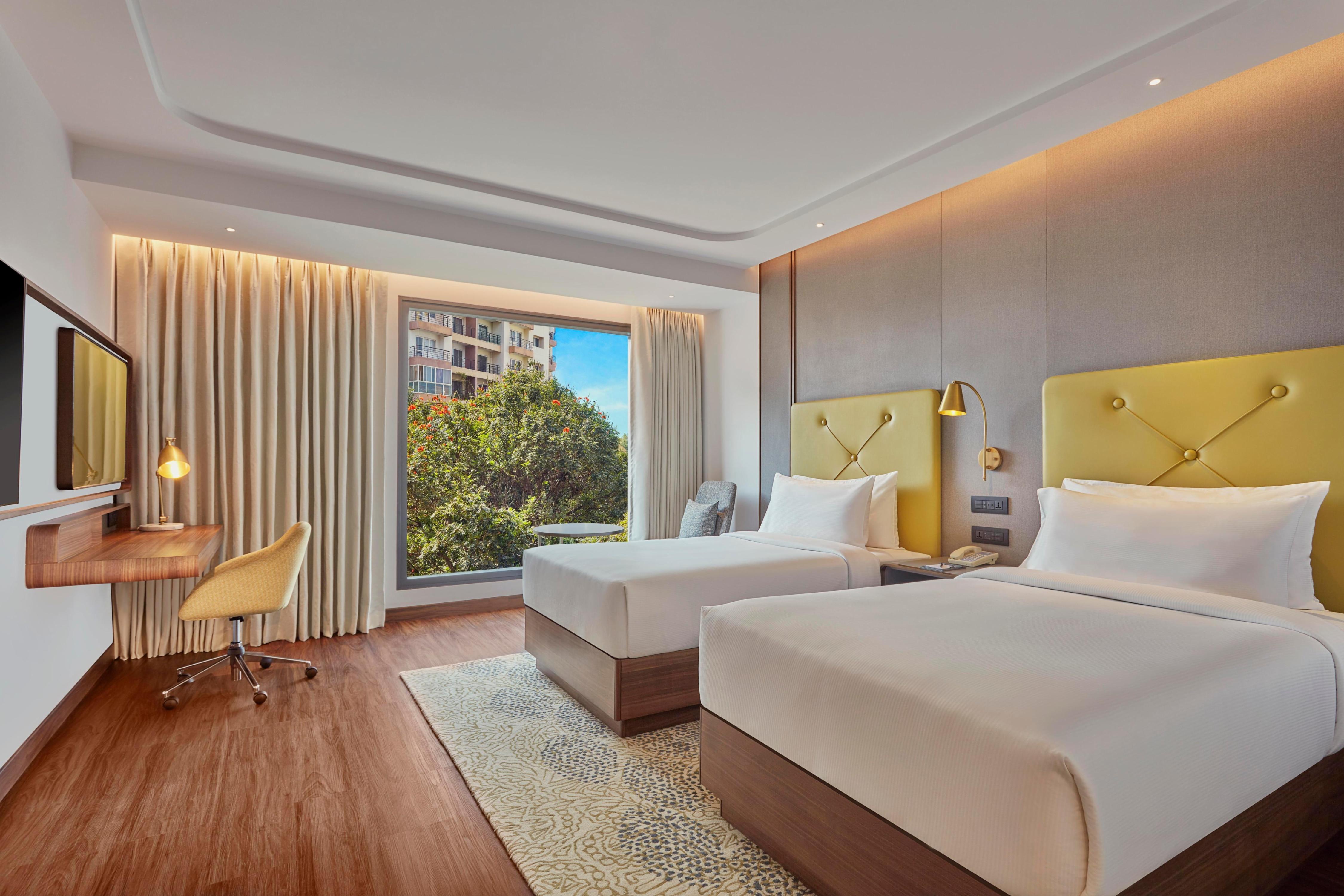 DoubleTree by Hilton Bengaluru Whitefield Room Type - 2 TWIN DELUXE ROOM