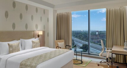 The Fern Residency Gandhinagar, Series by Marriott Room Type - Winter Green, Guest room, 1 King, City view