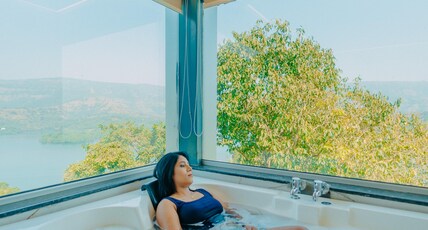 Nisarga Lake Resort Tapola Room Type - Honeymoon Suite with Jacuzzi Pool and Lake View Nisarga Lake Resort Tapola Room Type - Honeymoon Suite with Jacuzzi Pool and Lake View