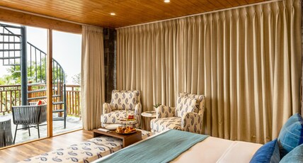 ama Stays and Trails Kashi House Rishikesh Room Type - Deluxe River View Room