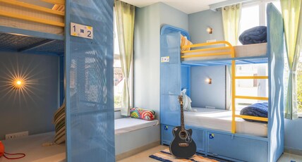 Shalom Backpackers Jaipur | Rooms & Dorms Room Type - Bed in 8 Bed Mixed Dormitory Room