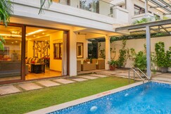 Luxurious 4  BHK Villa in Siolim with pool and gazebo