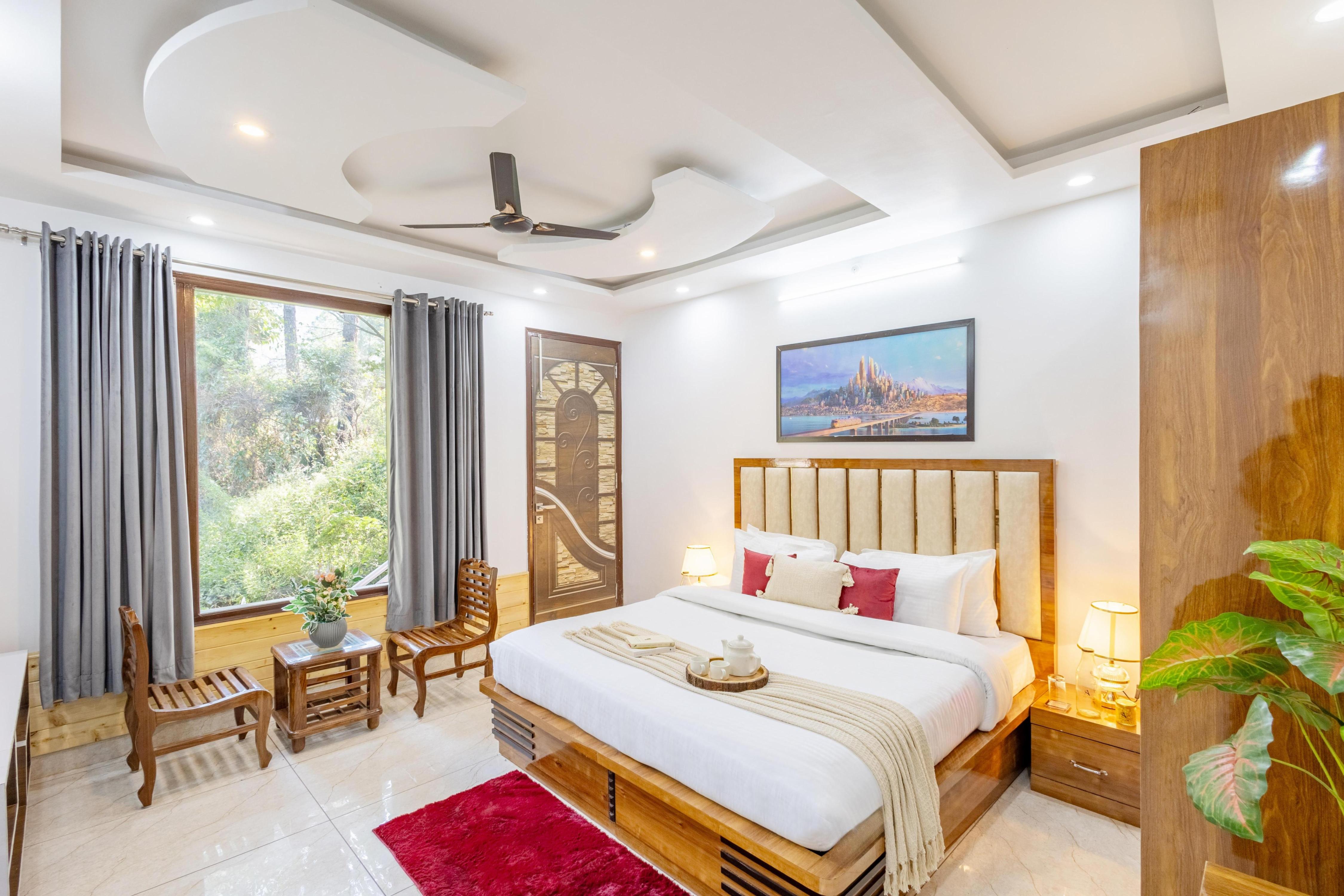 Calm 3 BHK Villa with Scenic Hill view from Balcony - Tap to explore photos