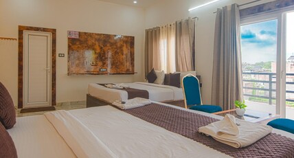 Maya's Nest Room Type - Family Suite with Dhamek Stupa View Maya's Nest Room Type - Family Suite with Dhamek Stupa View