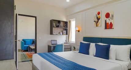 Urban Suites by BluSalzz (Near JECC Jaipur) Room Type - Junior Suite with Living Room and Balcony Urban Suites by BluSalzz (Near JECC Jaipur) Room Type - Junior Suite with Living Room and Balcony