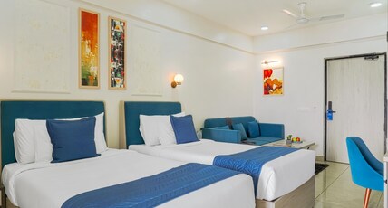 Urban Suites by BluSalzz (Near JECC Jaipur) Room Type - Studio Premium Twin Room With Kitchenette and Balcony Urban Suites by BluSalzz (Near JECC Jaipur) Room Type - Studio Premium Twin Room With Kitchenette and Balcony