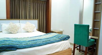 JRF Residency || Premium Rooms || 7 mins from Kolkata Airport Room Type - Bedroom  111