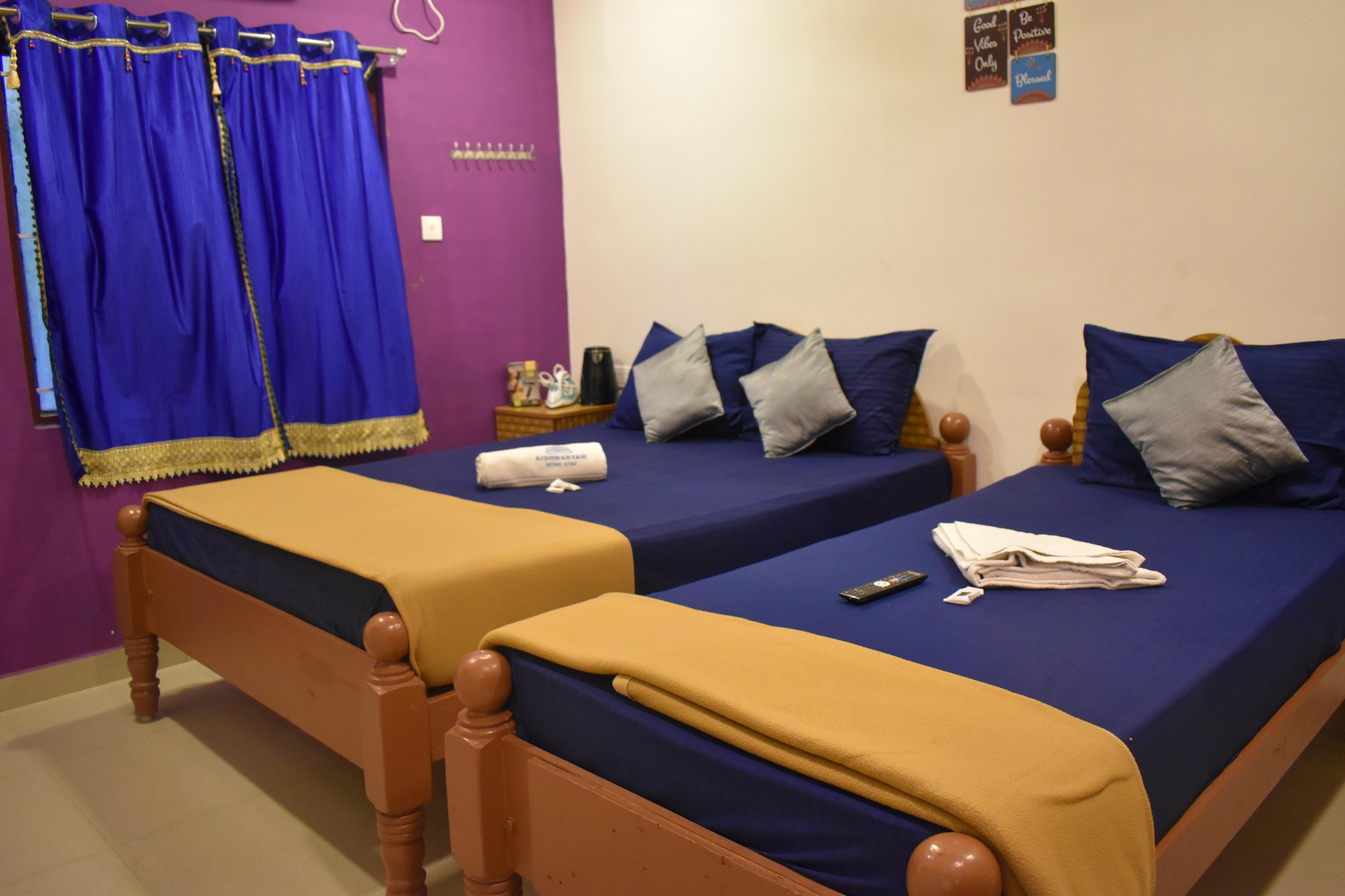 Aishwaryam Home stay Room Type - A8 Trible room with Balcony