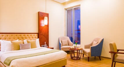 Alaya Stays | Golf Course Rd | Eternal Oasis Room Type - Elegant Room With Private Balcony City View Alaya Stays | Golf Course Rd | Eternal Oasis Room Type - Elegant Room With Private Balcony City View