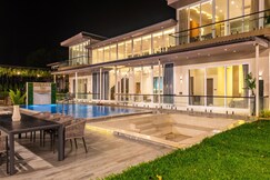 ELIVAAS Meraki Villa | Luxe 5 BHK Glass Villa With Private Pool, Balcony, Garden & Gazebo