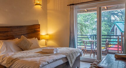 Deodar Bungalow & Cottage by Trikone Room Type - Room 10:Deluxe Room with Private Balcony
