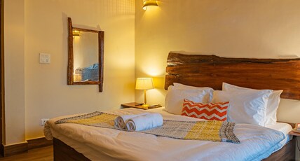 Deodar Bungalow & Cottage by Trikone Room Type - Room 12: Deluxe Room with Large Private Balcony