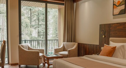 North Deodar Resort Kasol Room Type - King Bed Room / Mountain view and Separate Balcony 