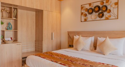 Alaya Stay Gracias Close to Ashvem Beach Room Type - Gracias Bleu with Balcony Alaya Stay Gracias Close to Ashvem Beach Room Type - Gracias Bleu with Balcony