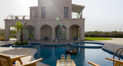 Mediterranean Villa Getaway | 3 BHK Pvt Pool & Aravalli Views Room Type - Mediterranean Villa Getaway | 2 BHK Pvt Pool & Aravalli Views