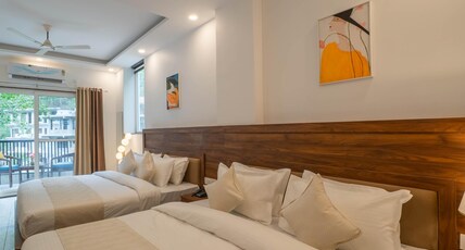 Perfectstayz Premium Mystic Falls near secret waterfall, Rishikesh Room Type - Family room with balcony and hill view