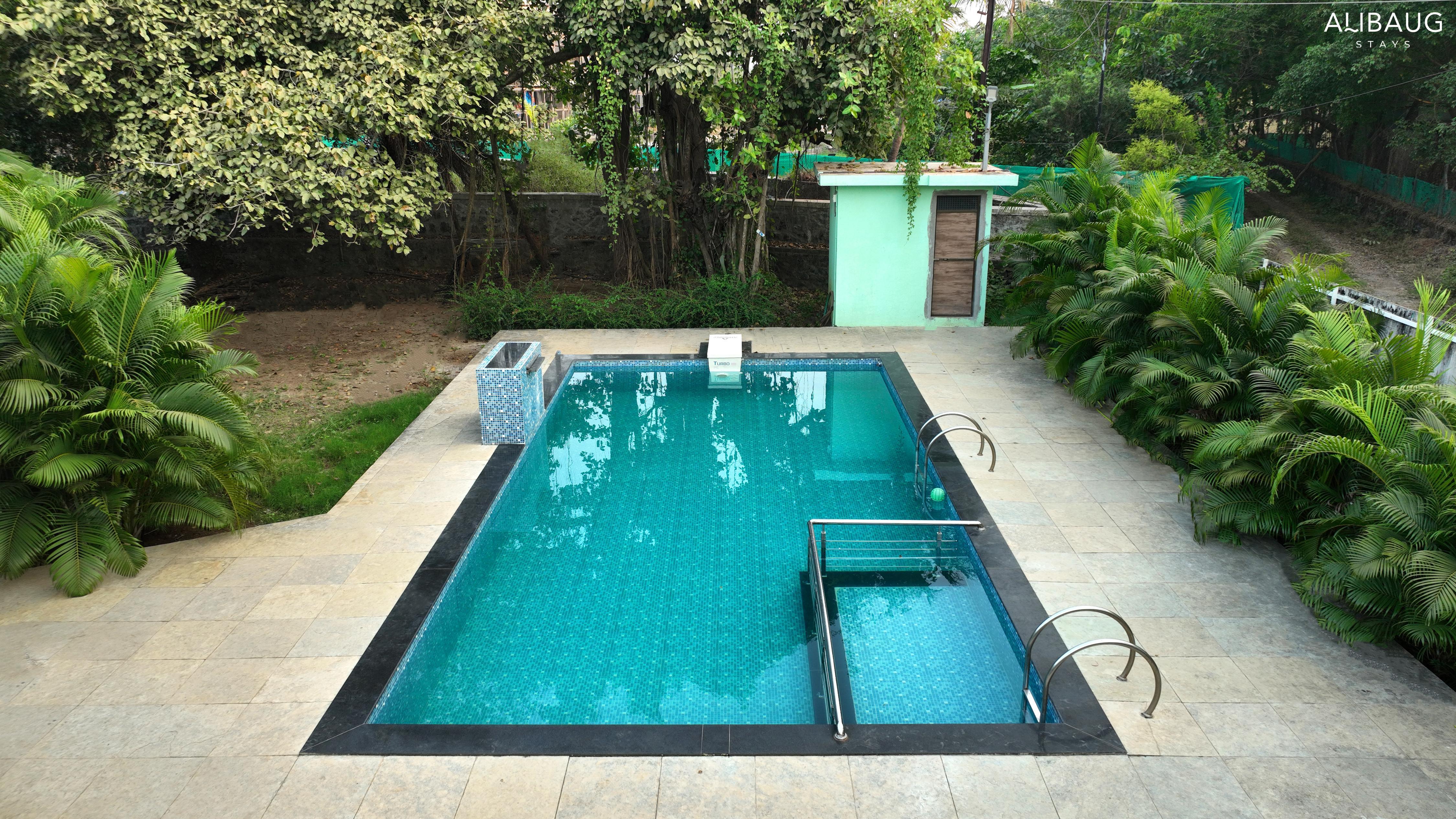 Beach Blessing villa - 5BHK with pool in Alibaug - Tap to explore photos
