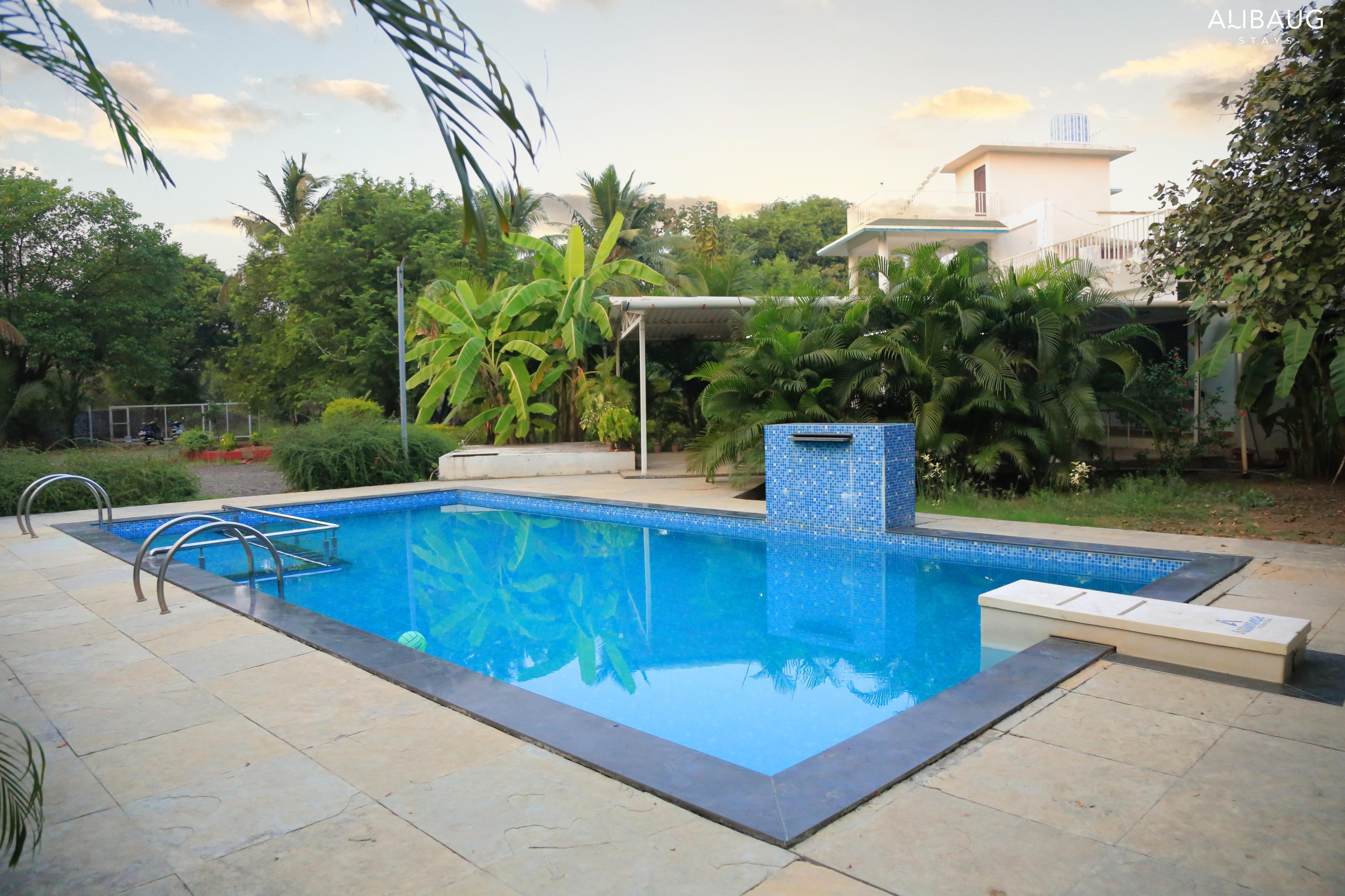 Beach Blessing villa - 5BHK with pool in Alibaug - Tap to explore photos