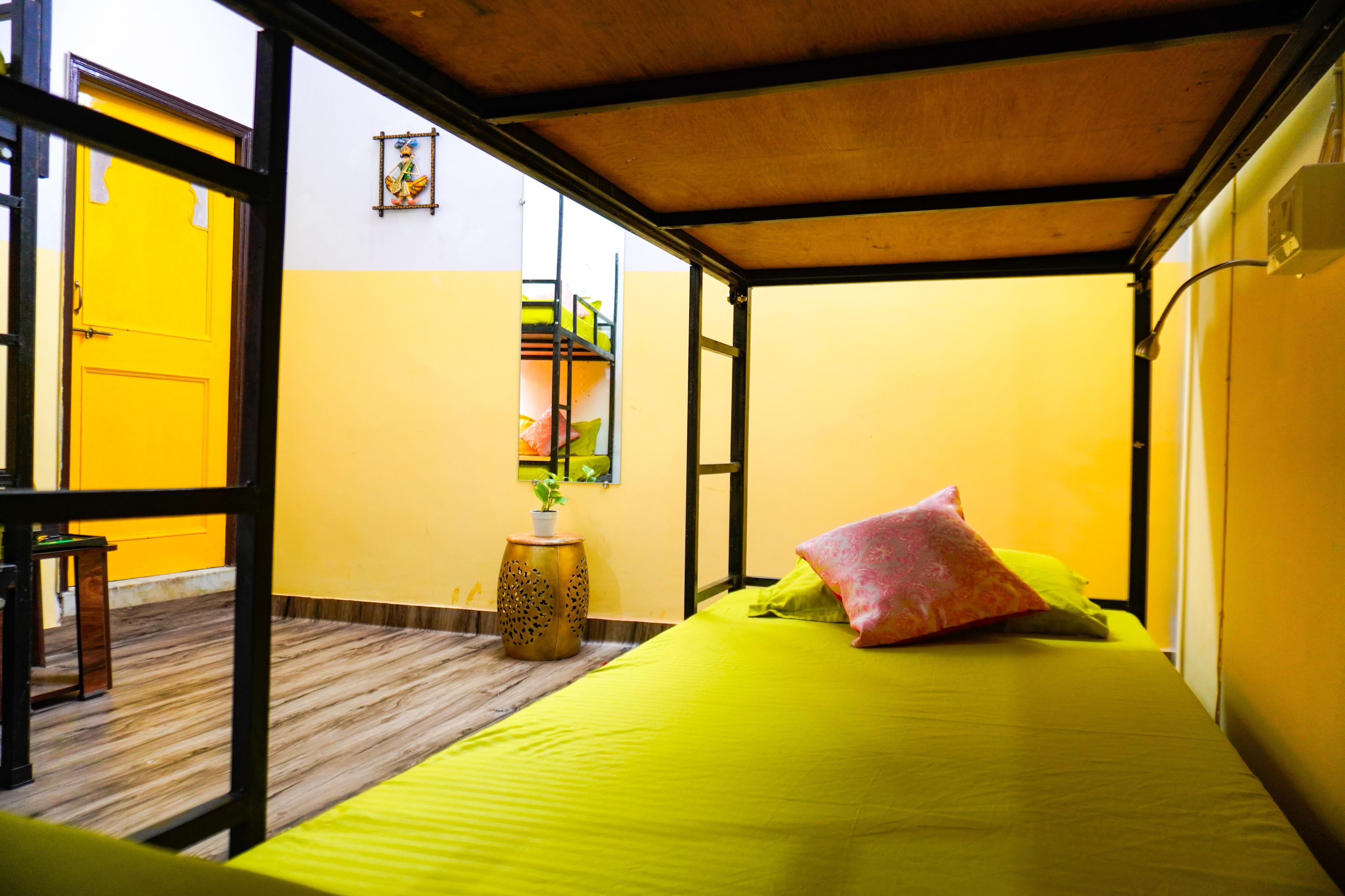 Old Skool Hostel Udaipur |Rooftop Restaurant at Lake Pichola - Tap to explore photos