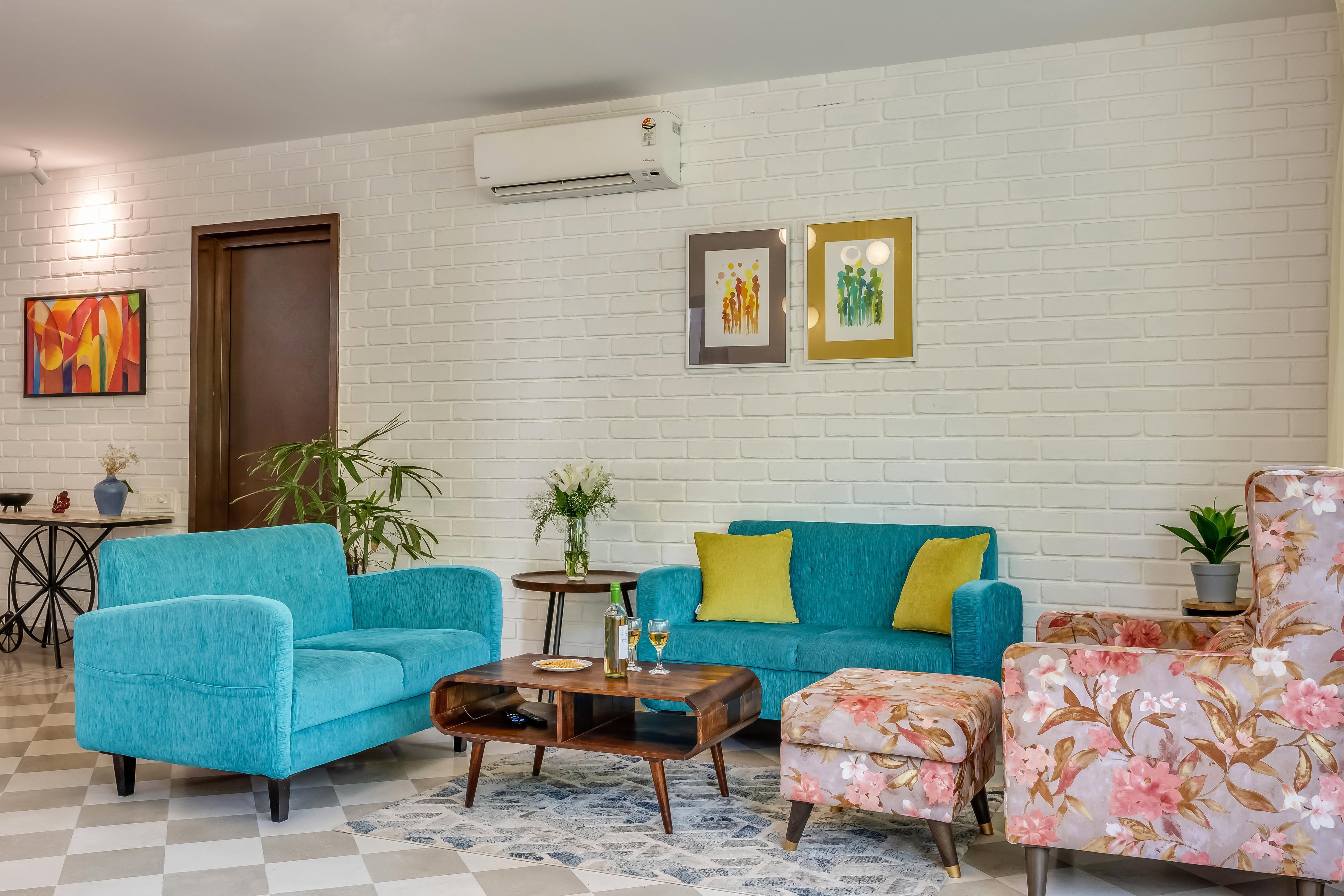 Modern 2BHK with Pool near Candolim and Coco Beach | Hireavilla - Tap to explore photos
