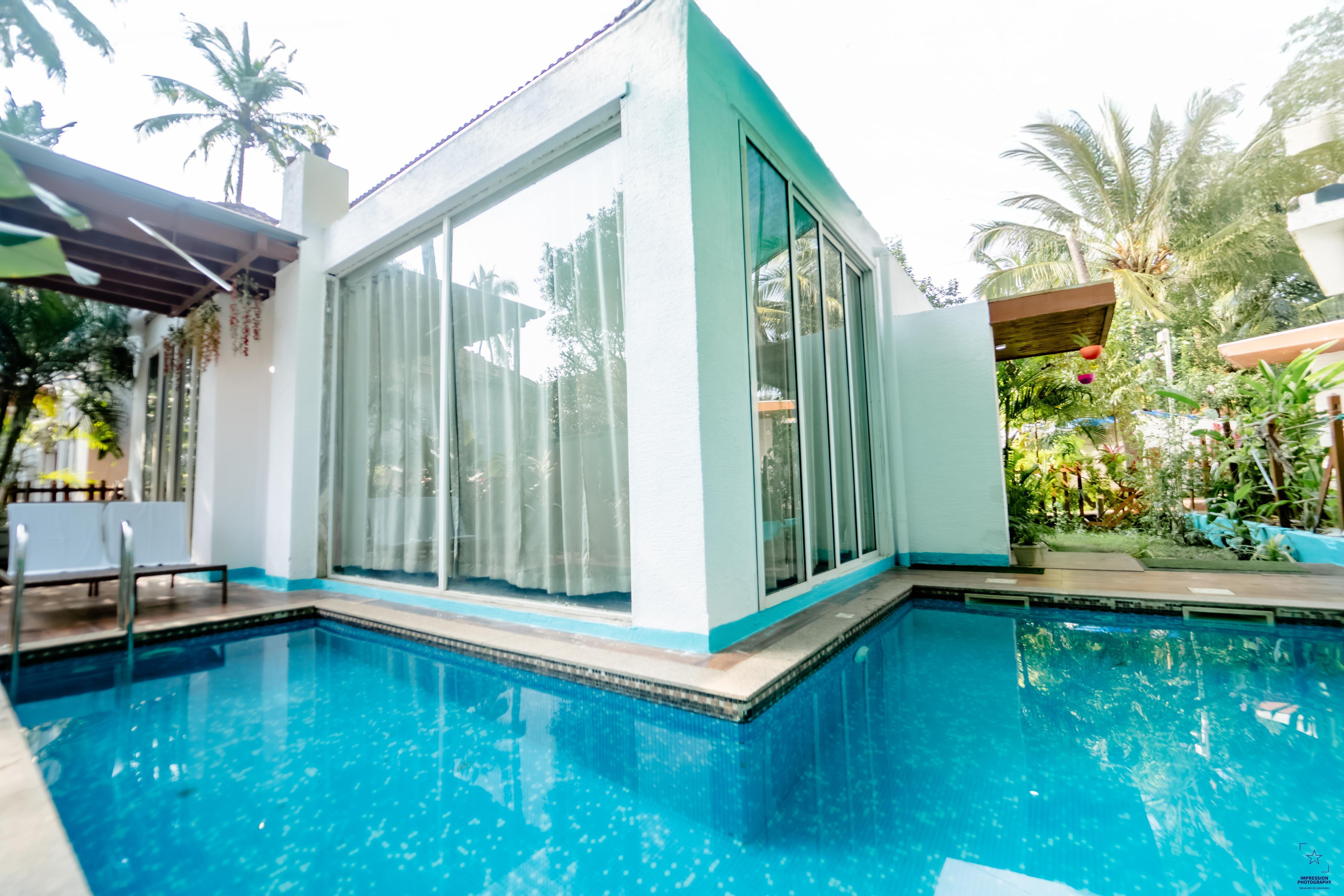 Villa Oceanica by Maxstays | Luxurious 3 BHK Private Pool Villa | Baga | Calangute - Tap to explore photos