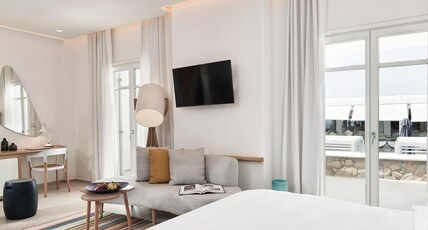 Myconian Kyma Design Hotel Room Type - Sunrise Double Deluxe with Pool View Myconian Kyma Design Hotel Room Type - Sunrise Double Deluxe with Pool View