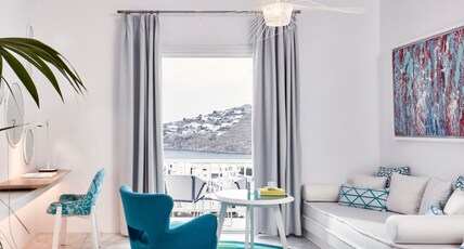 Myconian Ambassador Relais & Chateaux Hotel Room Type - Thalassa Suite with Private Jacuzzi and Sea View Myconian Ambassador Relais & Chateaux Hotel Room Type - Thalassa Suite with Private Jacuzzi and Sea View