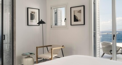 Deos Mykonos Room Type - Delta Room with Outdoor Hot Tub & Sea View