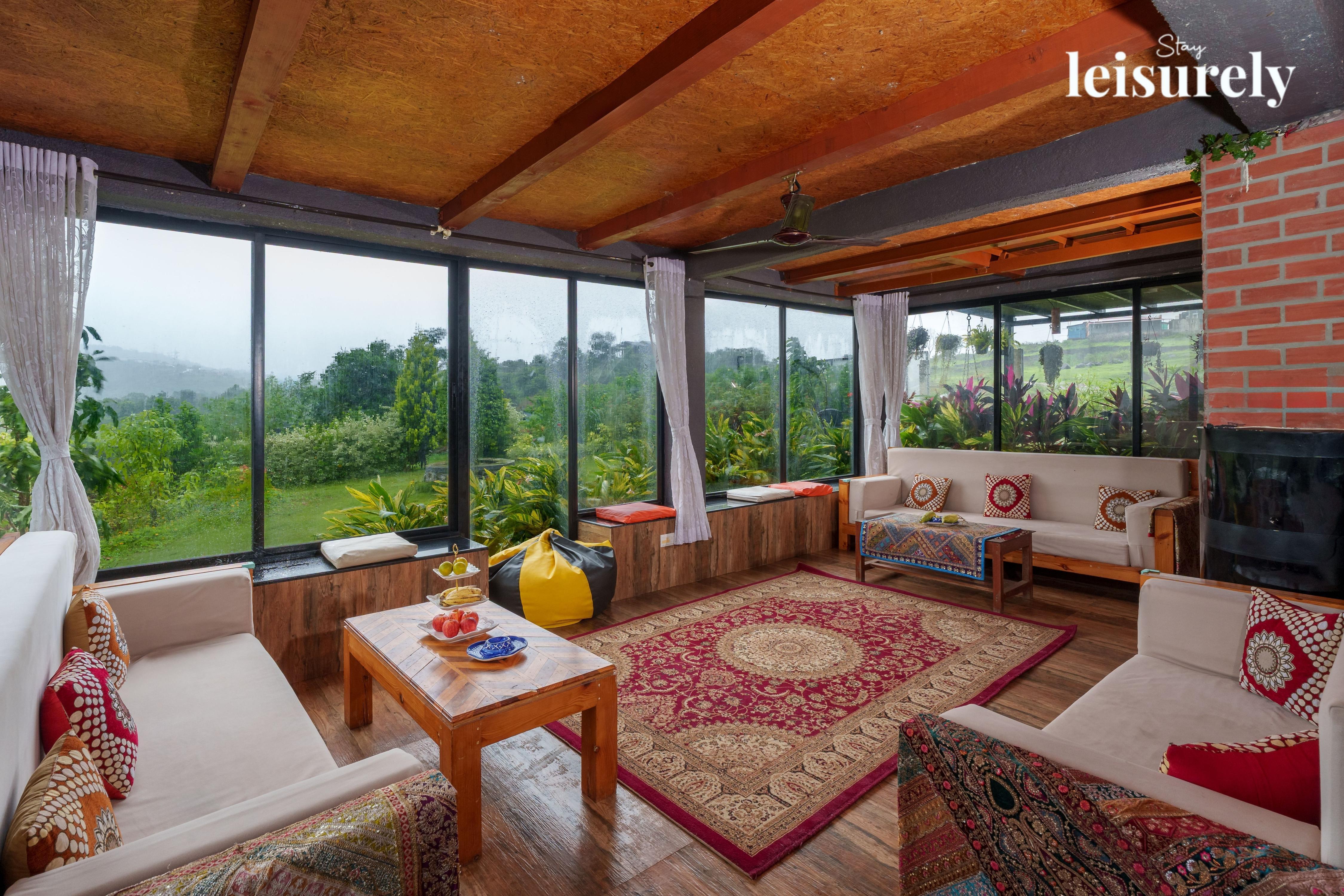 Stay Leisurely Woodscape 5BHK, Pawna Lake - Tap to explore photos