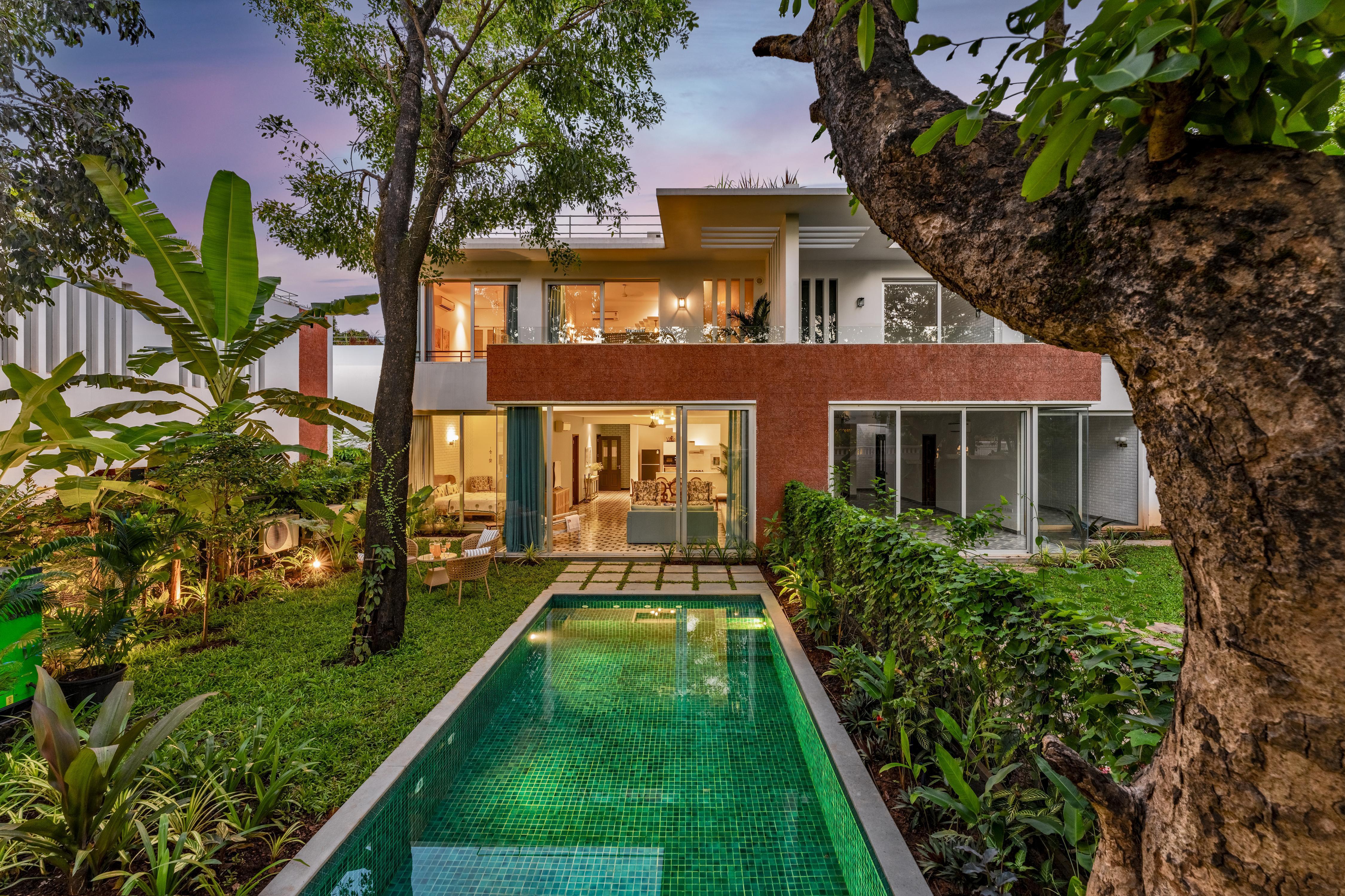 La Dora by The Blue Kite - 3BHK Villas with Private Pool, 5mins to Vagator Beach - Tap to explore photos