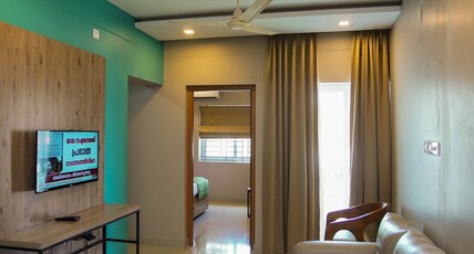 Sreepathi Prayag with Rooftop Swimming Pool Room Type - Deluxe 1BHK