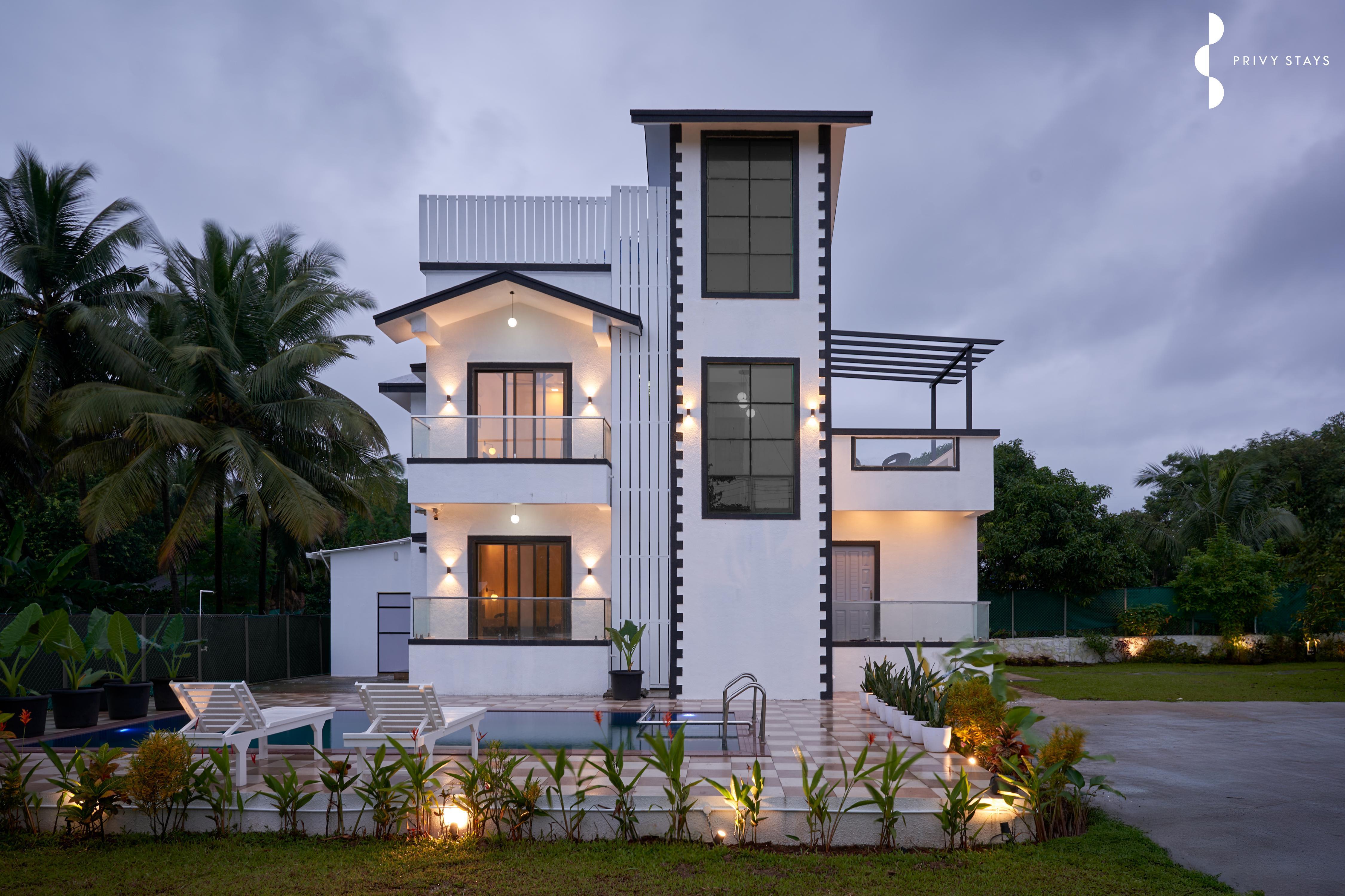 Privy Stays Cavo Villa, Thal, Alibag 4 BHK