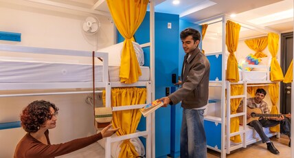 goSTOPS Mussoorie, Clock Tower Room Type - Bed in 6 Bed Mixed Dormitory Room with Ensuite Bathroom