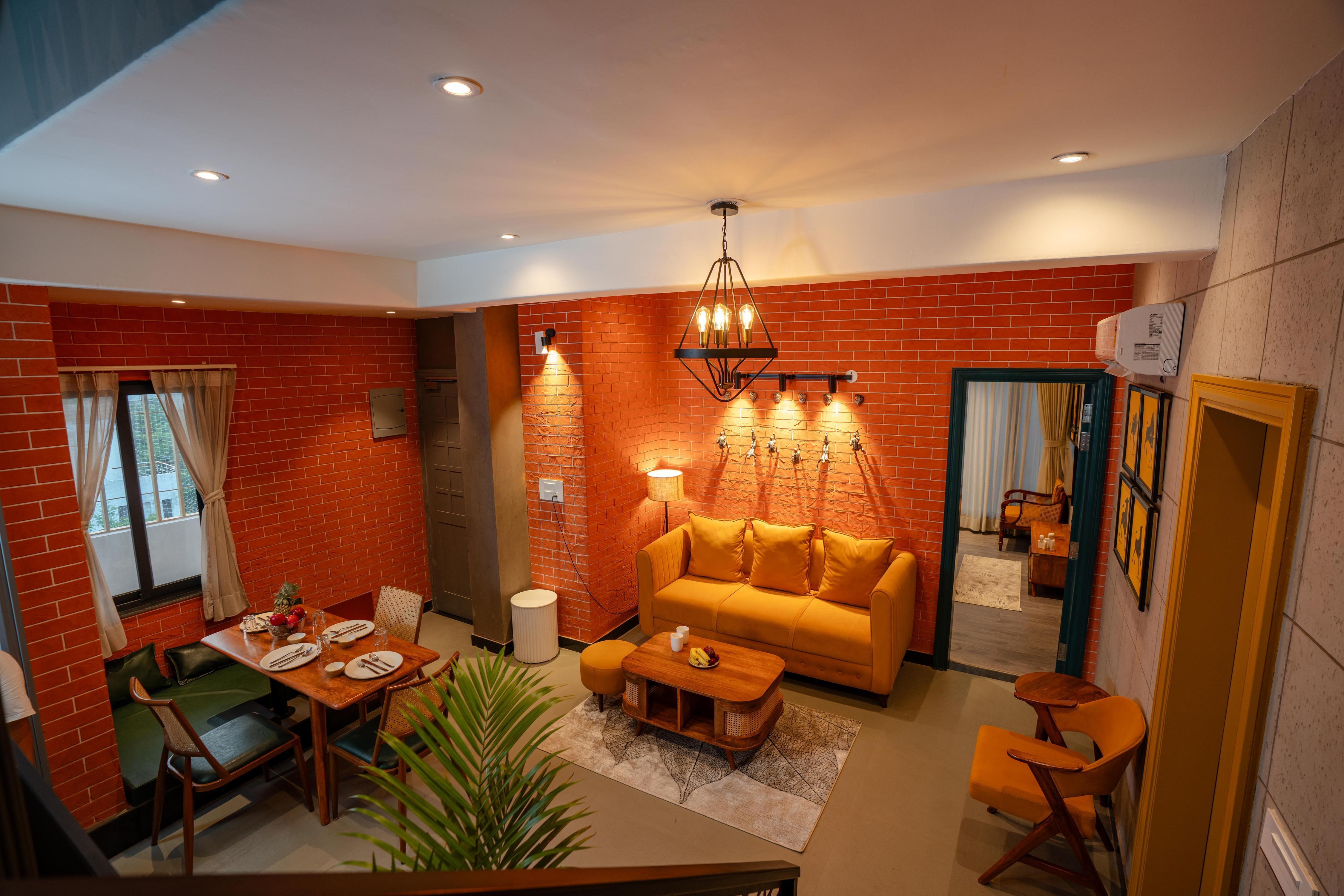 Sukoon Penthouse | 3BHK | Living Room | Terrace - Tap to explore photos
