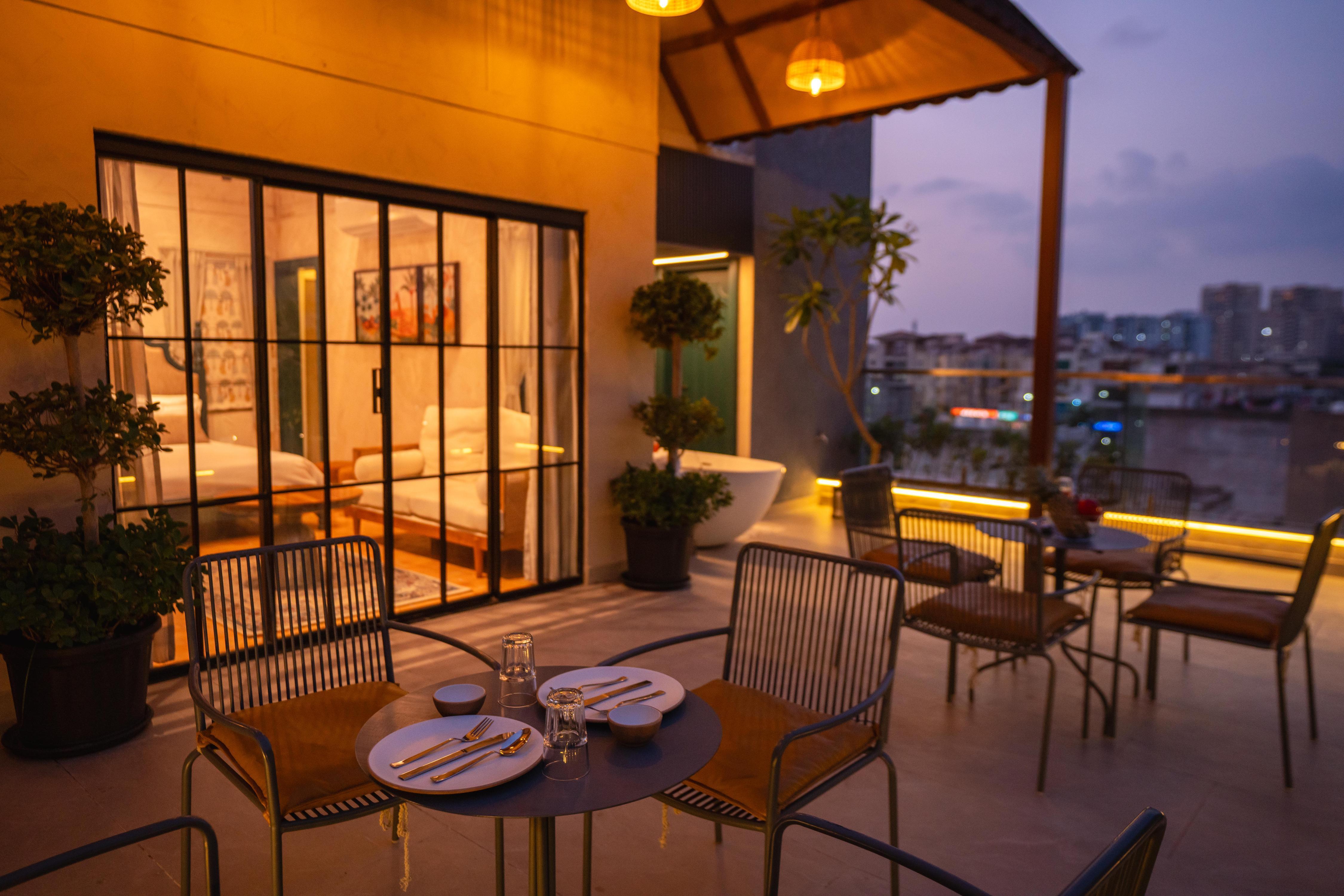 Address of Sukoon Penthouse | 3BHK | Living Room | Terrace