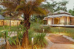 ELIVAAS prive Ananta Bliss | Fibre Tent with Pool & Lush Garden
