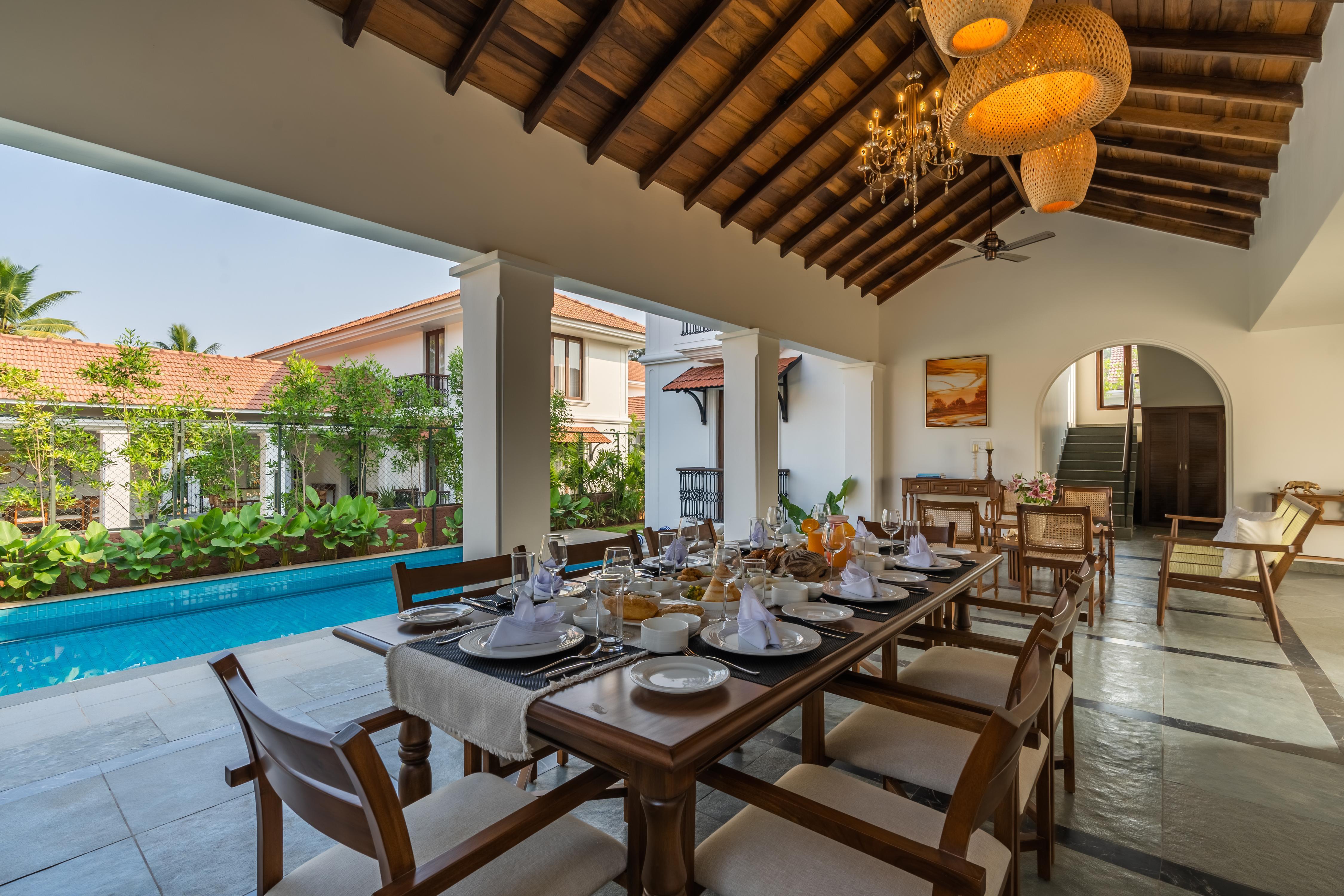 Villa Asna by Noor, 3BHK with Pool in North Goa - Tap to explore photos