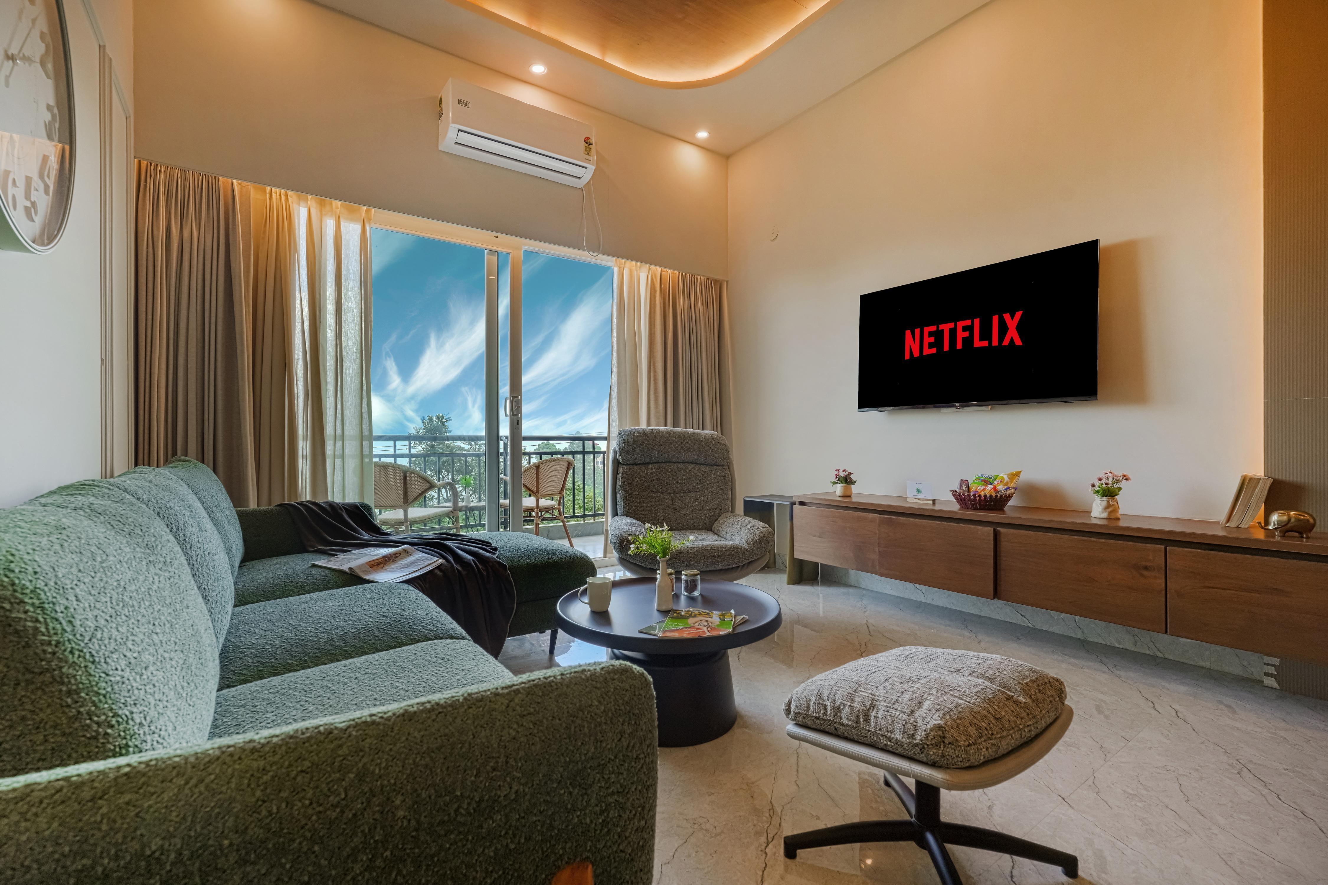 Alaya stay Dochi | 4 BHK apt with Hill View - Tap to explore photos