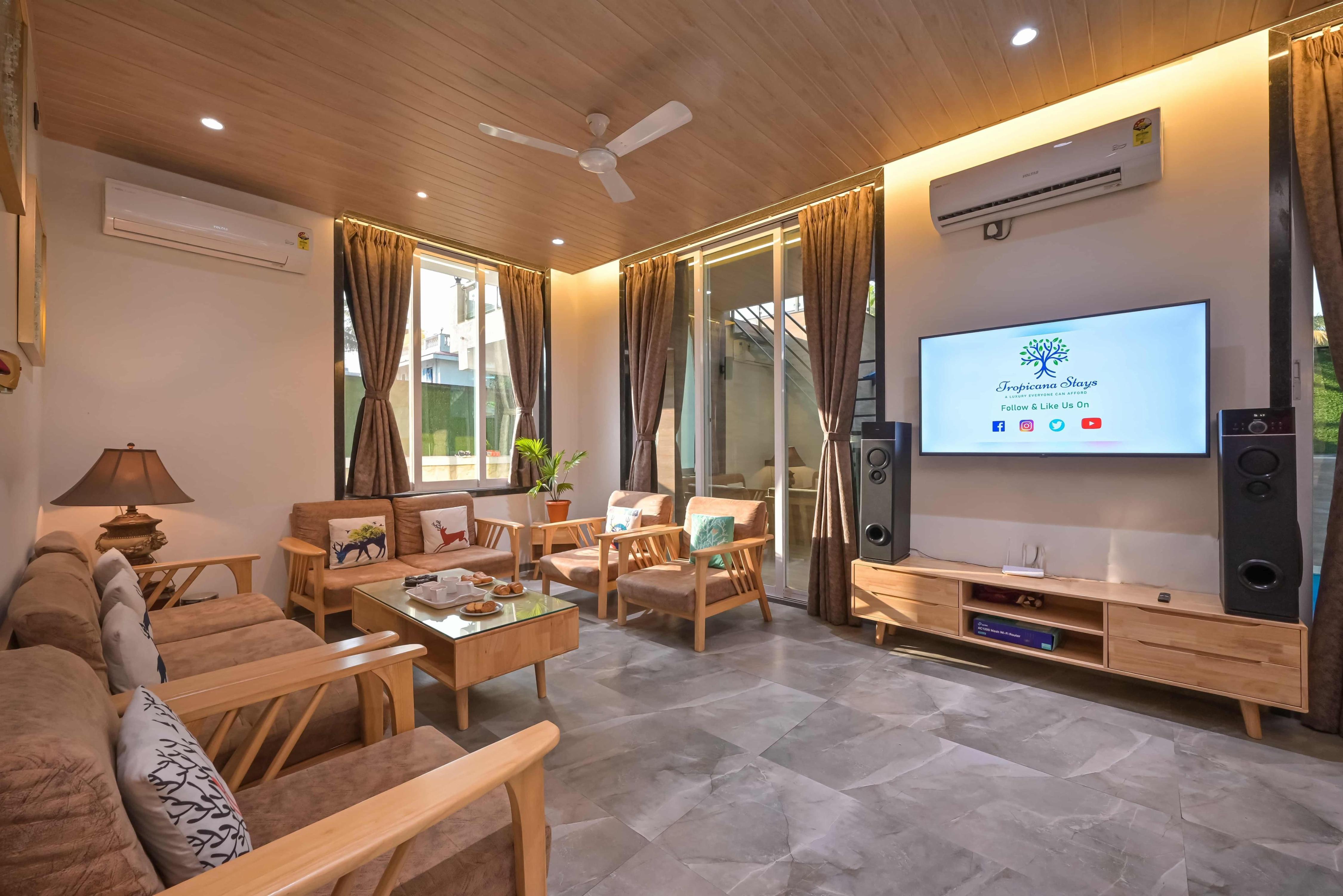 5BHK Elegant Villa by Tropicana Stays - Tap to explore photos