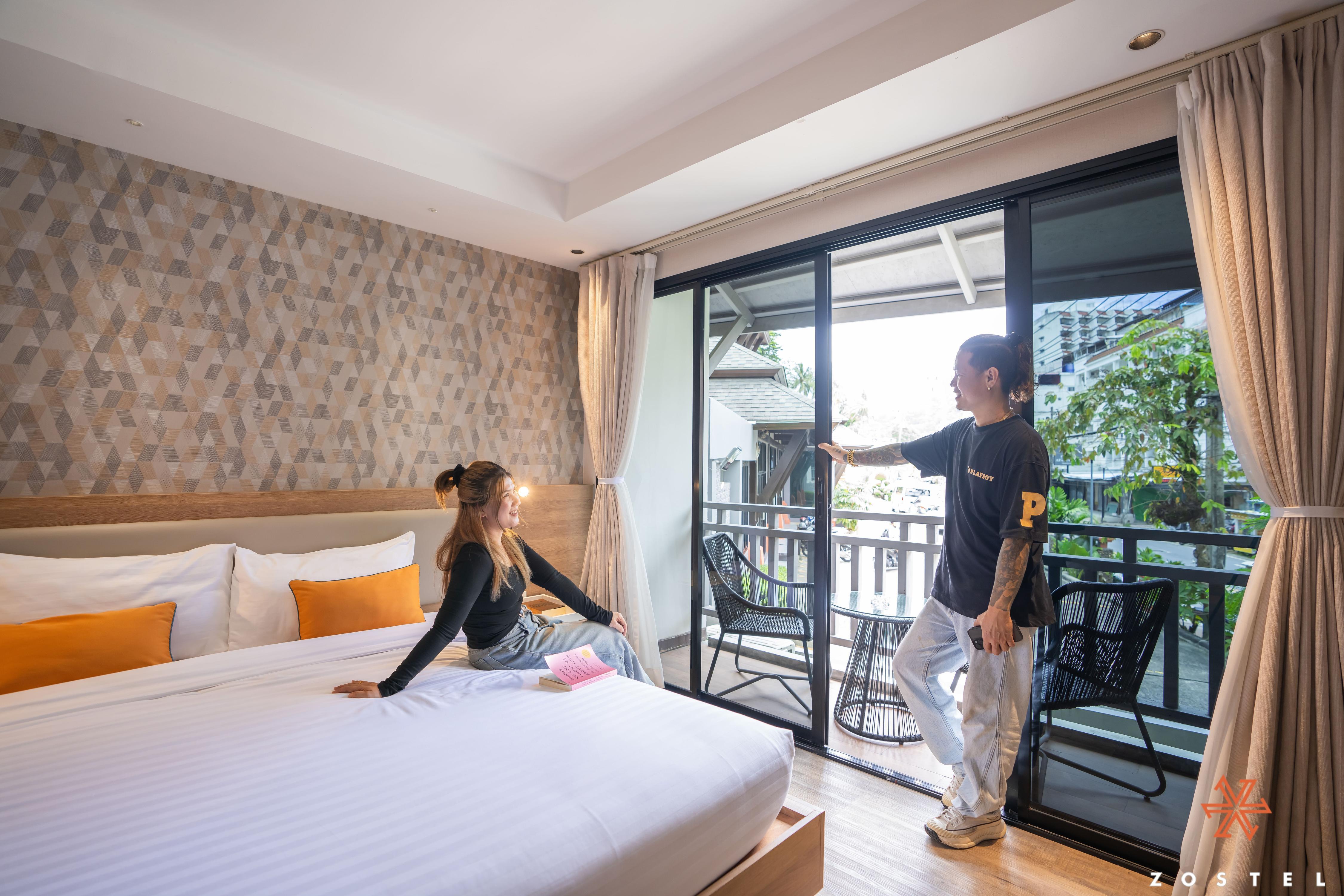 Zostel Phuket (Patong Beach) Room Type - King Room with Private Balcony