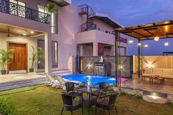 ELIVAAS Shreya Blossom Retreat | 4 BHK With Private Pool & Gazebo