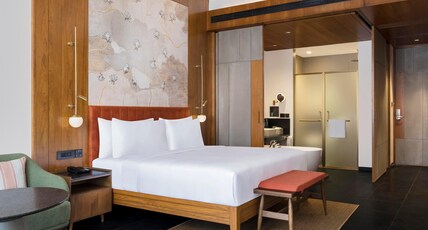 Hilton Hyderabad Genome Valley Resort & Spa Room Type - King Deluxe Garden Terrace