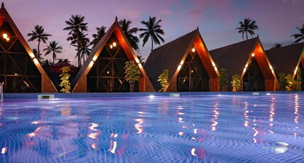 Royal Empire Resort Room Type - Wooden cottage with Pool View