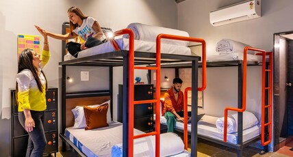 Zostel Nashik Room Type - 1 Bunk Bed | Deluxe  6 Bed Mixed Dorm | Shared en-suite washroom