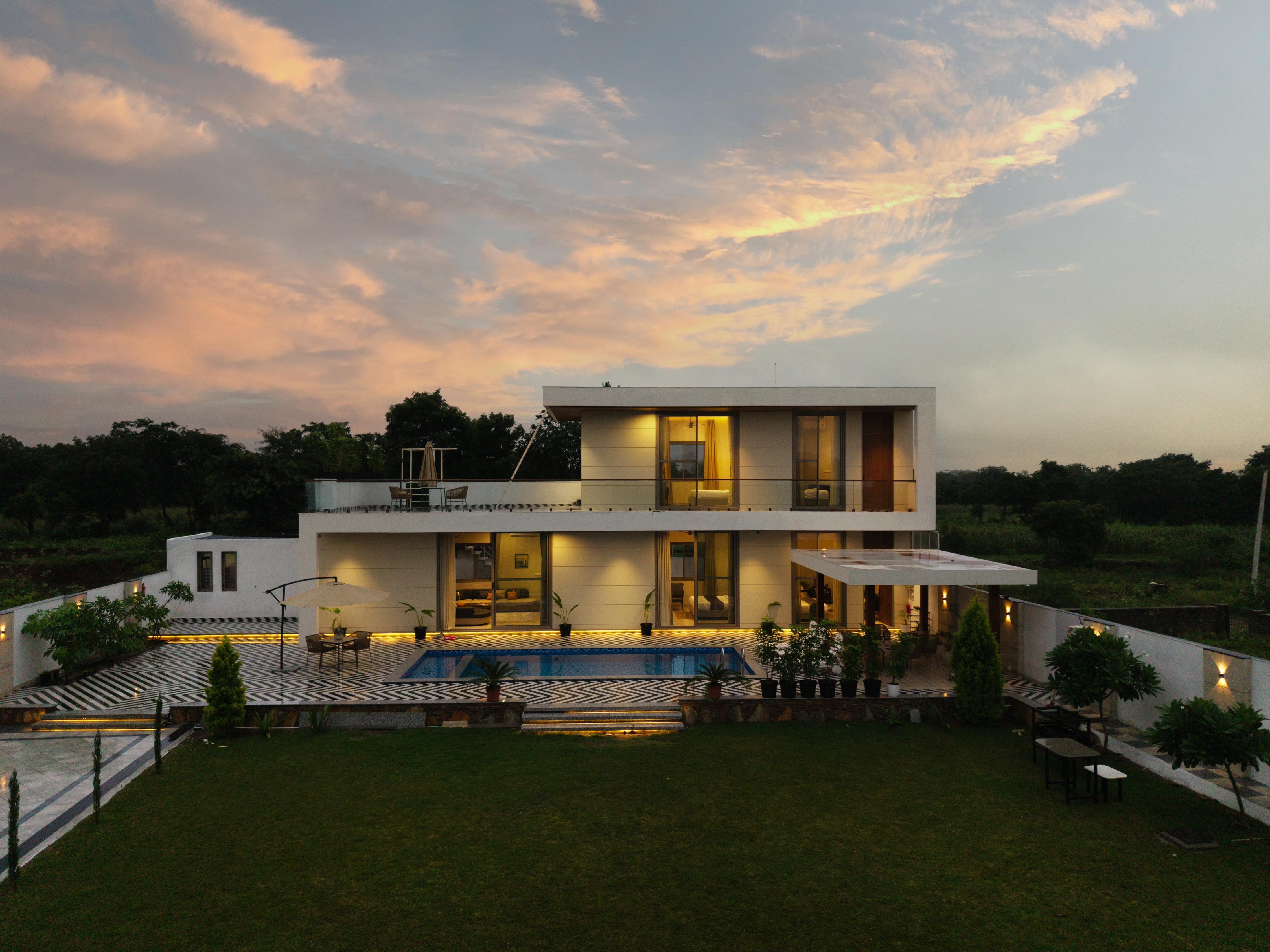 Rooms of SaffronStays Raaga